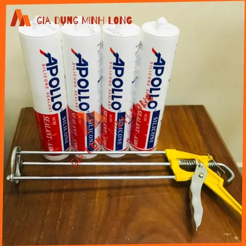Keo Silicon A300 Chuyên Dán Kính, Gương, Hồ Cá - Bịt Mái Tôn, Chống Dột 4 Màu: Trong, Sữa, Xám, Đen, Độ Bền Cao, Chịu Nhiệt Tốt