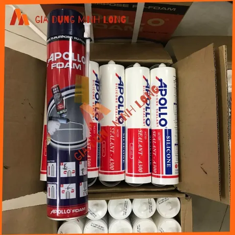 Keo Silicon A300 Chuyên Dán Kính, Gương, Hồ Cá - Bịt Mái Tôn, Chống Dột 4 Màu: Trong, Sữa, Xám, Đen, Độ Bền Cao, Chịu Nhiệt Tốt