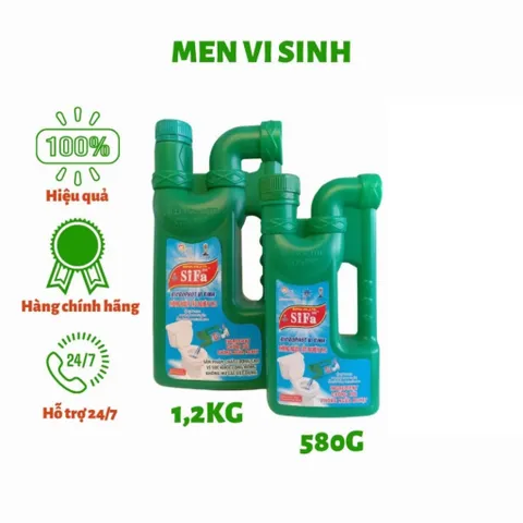 Men vi sinh khử mùi hôi Bồn Cầu SIFA - Xử lý hầm cầu hiệu quả, giảm mùi hôi, sản phẩm dạng nước tiện dụng 3-4 tháng.