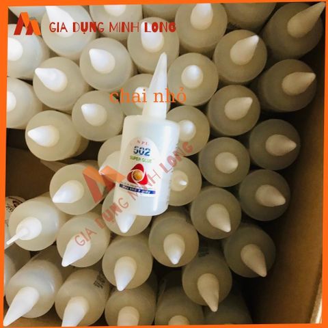 Keo 502 Đa Năng Con Voi - Chai 50ml, 100ml, 200ml, 500ml - Siêu Dính Dán Sắt, Gỗ, Kim Loại, Nhựa, Thủy Tinh