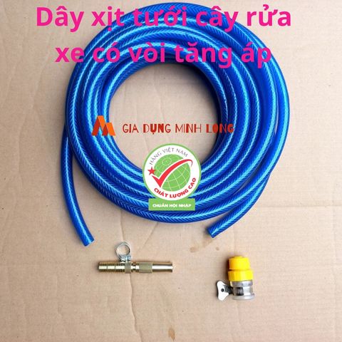 Vòi Xịt Nước Tăng Áp Đa Năng Gia Đình 42 Mét - Vòi Tưới Cây, Rửa Xe Với Nhiều Chế Độ Phun Tiện Lợi, Chất Liệu Nhựa Bền Chắc