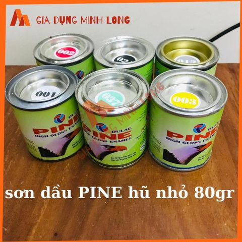 Sơn Dầu PINE Hũ Nhỏ 80gr Đủ Màu Cho Gỗ, Sắt, Nhựa - Lựa Chọn Tốt Cho Dự Án DIY Tại Nhà