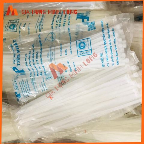 Dây Rút Nhựa Đa Dạng Kích Cỡ 10cm - 35cm, Bền Bỉ, Chịu Nhiệt An Toàn - Dùng Cột Dây Điện, Niêm Phong, Đóng Gói