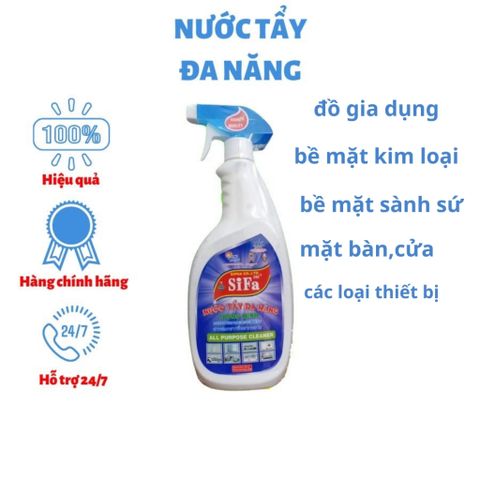 Nước Lau Kính SIFA - Tẩy sạch gương nhà tắm, kính ô tô, và mọi loại gương kính, sáng bóng như mới, dễ sử dụng.