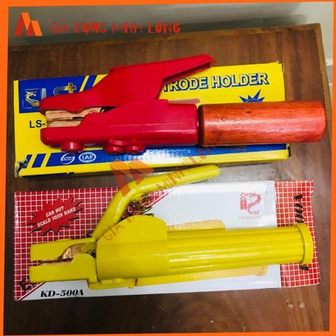 Kìm Hàn Điện Cán Gỗ LS 500A - Thiết Bị Hàn Chất Lượng Cao, Chống Nóng Tay, Kẹp Chặt Que Hàn, Hàng Chính Hãng