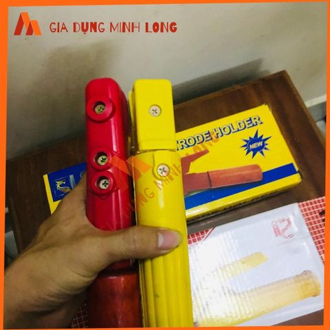Kìm Hàn Điện Cán Gỗ LS 500A - Thiết Bị Hàn Chất Lượng Cao, Chống Nóng Tay, Kẹp Chặt Que Hàn, Hàng Chính Hãng