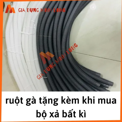 Dây Ruột Gà Xả Nước Thải - Ống Thoát Nước Máy Giặt & Bồn Rửa Chén Độ Dài 60cm/120cm - Phụ Kiện Nhà Bếp Chất Lượng Cao
