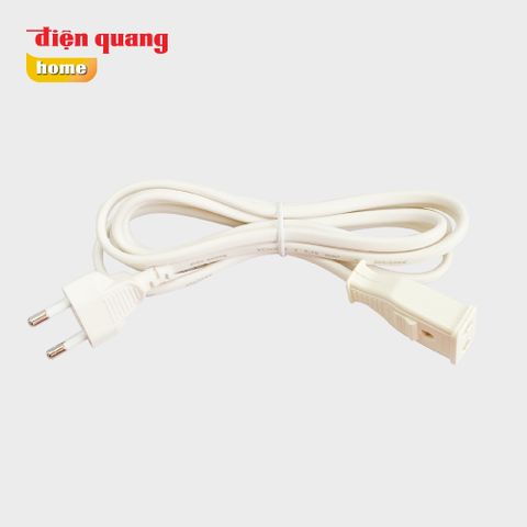 Dây Nối Dài Điện Quang EPF 2PN 2 mét 5 mét - Cáp Nối Đèn Công Tắc Liền Đuôi Chịu Nhiệt, Độ Bền Cao, 250V 10A