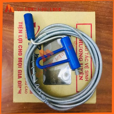 Dây Lò Xo Thông Tắc Đường Cống - Dụng Cụ Vệ Sinh Gia Dụng, Tiện Ích Xử Lý Tắc Nghẽn Ống Thoát Nước, Dễ Sử Dụng và Tiết Kiệm Thời Gian