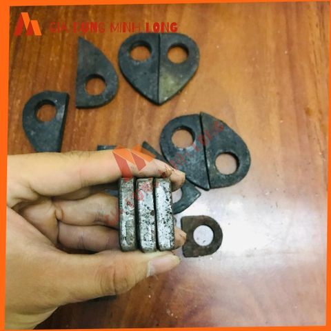 Cặp Tai Khóa Cửa Xếp Trái Tim Bằng Sắt - Bát Khóa Siêu Dày Bảo Vệ Cửa Vững Chắc - Dụng Cụ Tiện Ích Bán Theo Cặp