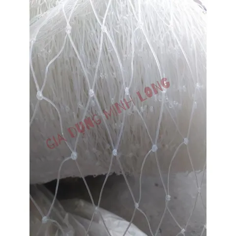 Lưới Cước Nhựa Trắng 1m - Lỗ 3cm Giàn Trồng Cây Dây Leo Bầu, Bí, Mướp - Dây Chắc Chắn, Bền, Chịu Nắng Mưa