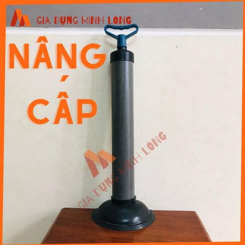 Bơm Thụt Thông Tắc Bồn Cầu Đa Năng - Dụng Cụ Thông Tắc Nhà Vệ Sinh Chất Liệu PVC và Cao Su, Giải Quyết Tắc Nghẽn Hiệu Quả