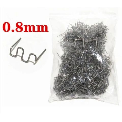 Ghim Hàn Nhựa Inox 304 Chuyên Dụng - Bộ 500 Cái Gồm 4 Loại Chữ S, V, M, U Cho Máy Hàn Nhựa, Ô Tô Và Đồ Nhựa