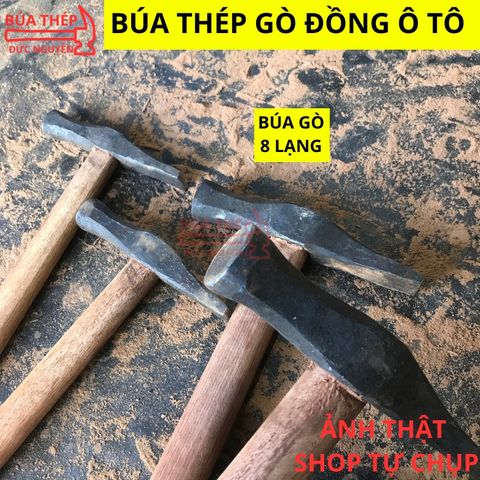 Búa Thép Chuyên Gò Đồng Sửa Chữa Ô Tô - Dụng Cụ Bằng Thép Cao Cấp Với Thiết Kế Đầu Tròn và Đầu Dẹp