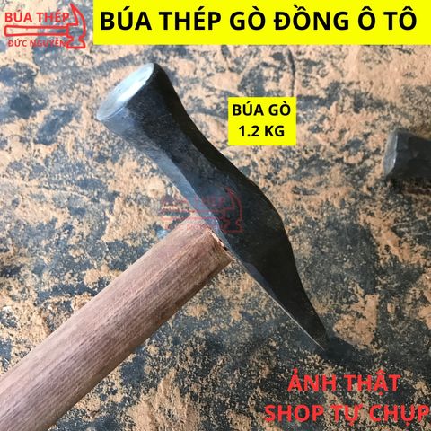 Búa Thép Chuyên Gò Đồng Sửa Chữa Ô Tô - Dụng Cụ Bằng Thép Cao Cấp Với Thiết Kế Đầu Tròn và Đầu Dẹp