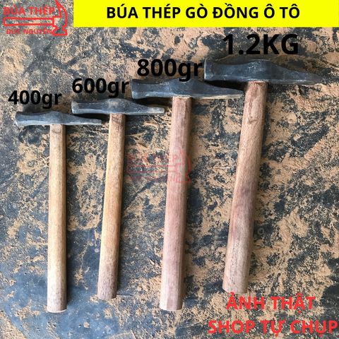Búa Thép Chuyên Gò Đồng Sửa Chữa Ô Tô - Dụng Cụ Bằng Thép Cao Cấp Với Thiết Kế Đầu Tròn và Đầu Dẹp