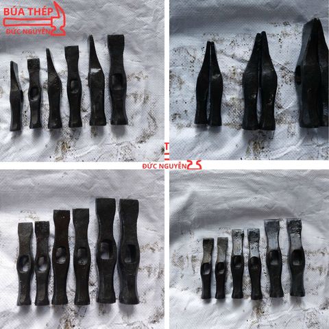 Búa Thép Chuyên Gò Đồng Sửa Chữa Ô Tô - Dụng Cụ Bằng Thép Cao Cấp Với Thiết Kế Đầu Tròn và Đầu Dẹp