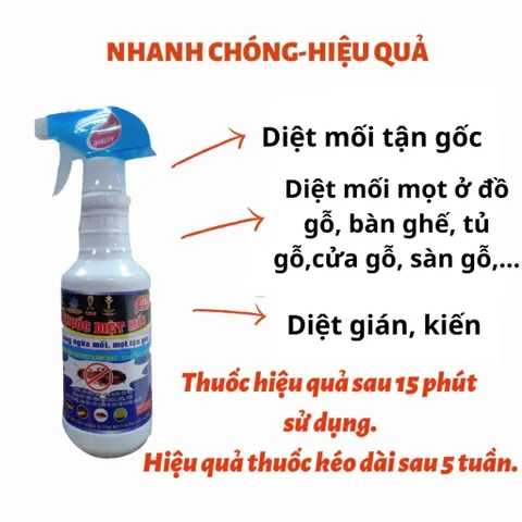 Thuốc Diệt Mối SIFA - An Toàn Hiệu Quả, Diệt Mối Tận Gốc, Dùng Cho Đồ Gỗ Và Các Khu Vực Mối Mọt