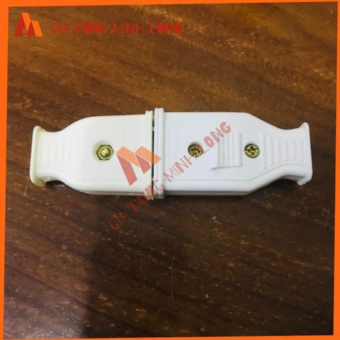Phích Cắm Điện Quang Chịu Tải An Toàn - 250V, 6A, Thiết Kế Gọn Nhẹ Dễ Dàng Lắp Đặt Dành Cho Gia Đình và Văn Phòng
