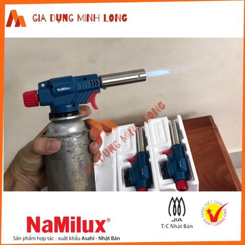 Đèn khò gas mini Namilux Eco17 - Công suất 1400W, tự động đánh lửa, phù hợp cho nhà hàng và sinh hoạt hàng ngày