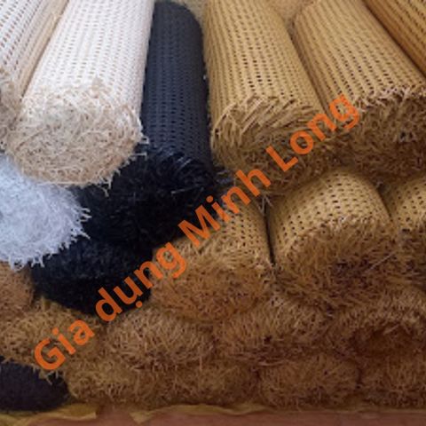 Lưới Mây Mắt Cáo Nhựa Giả Mây Indo Siêu Bền - Trang Trí Quán Cà Phê, Nhà Hàng, Vintage, Tropical - Khổ 50cm, 60cm, 70cm, 80cm, 90cm