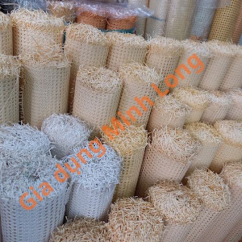Lưới Mây Mắt Cáo Nhựa Giả Mây Indo Siêu Bền - Trang Trí Quán Cà Phê, Nhà Hàng, Vintage, Tropical - Khổ 50cm, 60cm, 70cm, 80cm, 90cm