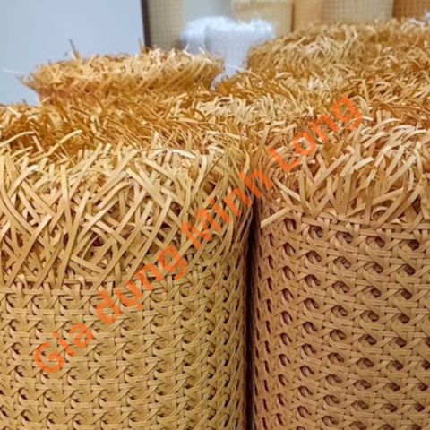 Lưới Mây Mắt Cáo Nhựa Giả Mây Indo Siêu Bền - Trang Trí Quán Cà Phê, Nhà Hàng, Vintage, Tropical - Khổ 50cm, 60cm, 70cm, 80cm, 90cm