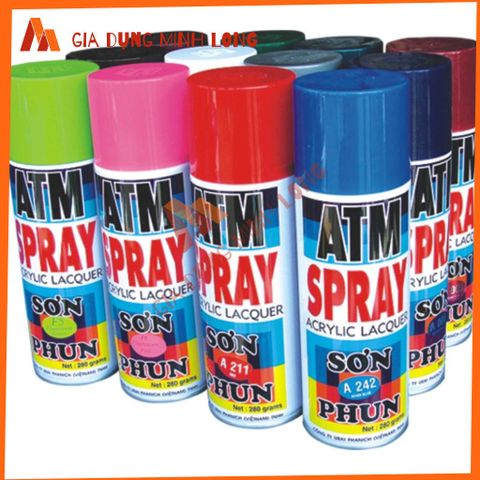 Sơn Xịt Màu ATM, Win, Hero 400ml - Chính Hãng, Đủ Màu Sắc, Dụng Cụ Sáng Tạo, Sơn Nhanh Khô, Tiện Ích Cho DIY