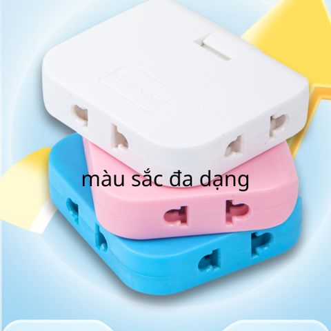 Ổ Cắm Chia Điện Đa Năng 2500W Tích Hợp Sạc USB 2 Chấu - An Toàn, Tiện Lợi, Có Đèn Ngủ và Công Tắc Riêng Cho Từng Ổ