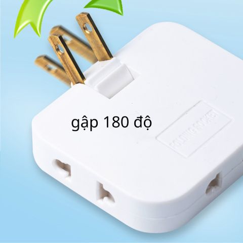 Ổ Cắm Chia Điện Đa Năng 2500W Tích Hợp Sạc USB 2 Chấu - An Toàn, Tiện Lợi, Có Đèn Ngủ và Công Tắc Riêng Cho Từng Ổ