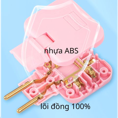 Ổ Cắm Chia Điện Đa Năng 2500W Tích Hợp Sạc USB 2 Chấu - An Toàn, Tiện Lợi, Có Đèn Ngủ và Công Tắc Riêng Cho Từng Ổ