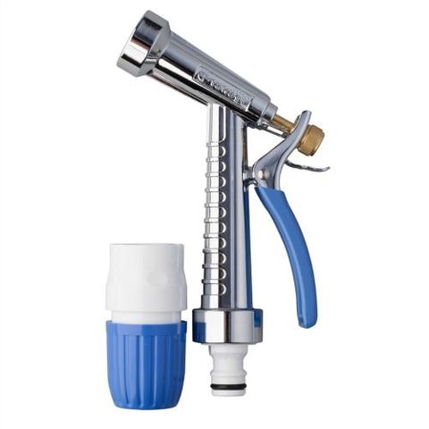 Vòi tưới cây bằng kim loại Takagi G140FJ - Vòi tưới cao cấp 2 chế độ phun, chống gỉ cho sân vườn, chất liệu hợp kim kẽm bền bỉ.