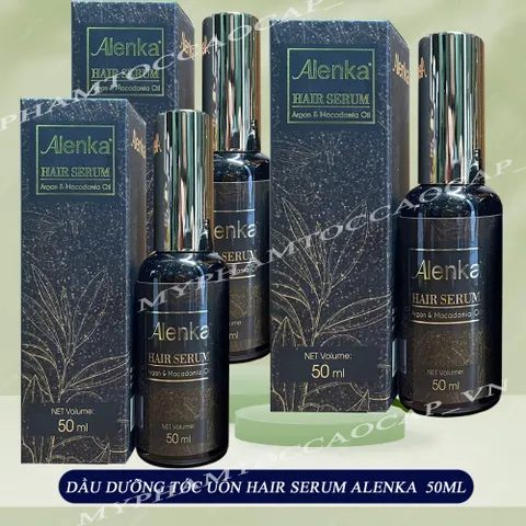 Tinh Dầu Dưỡng Tóc Uốn Sóng Lơi Alenka Hair Serum 50ml - Giữ Nếp, Bóng Mượt, Chống Khô Xơ