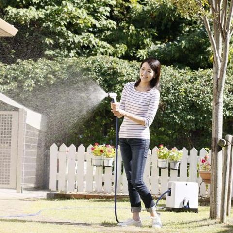 Bộ Vòi Tưới Cây Boxy Twister Takagi RC220TNB 20m, Chất Liệu Nhựa PP Chống Tia UV, 4 Chế Độ Tưới, Đầu Vòi Tăng Áp Tách Rời