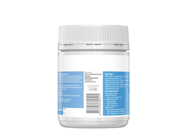 Viên Uống Omega 3-6-9 Healthy Care 200 Viên - Hỗ Trợ Sức Khỏe Tim Mạch, Mắt Sáng, Duy Trì Cholesterol - Sản Phẩm Úc Chất Lượng