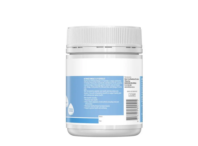 Viên Uống Omega 3-6-9 Healthy Care 200 Viên - Hỗ Trợ Sức Khỏe Tim Mạch, Mắt Sáng, Duy Trì Cholesterol - Sản Phẩm Úc Chất Lượng
