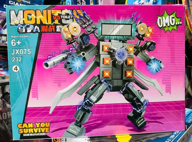 Bộ Lắp Ráp Robot Monitor JX075 - Đồ Chơi Lego Dành Cho Trẻ Em Từ 6 Tuổi - Khám Phá Sáng Tạo Thú Vị