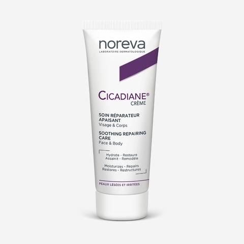 Kem phục hồi da NOREVA CICADIANE CREAM 40ML - Dưỡng ẩm sâu và làm dịu da nhờ kích ứng, phục hồi da nhạy cảm, an toàn cho trẻ em và người lớn