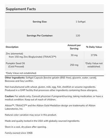 Viên Bổ Sung Kẽm Hữu Cơ Zinc Glycinate 30mg NOW - Tăng Cường Đề Kháng, Hỗ Trợ Điều Hòa Nội Tiết Tố (Hộp 120 Viên) - Sức Khỏe Nam Nữ