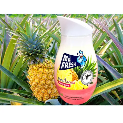 Sáp Thơm Đuổi Muỗi Mr.Fresh 200g - Hương Dứa, Mộc Lan, Nho, Đào - Khử Mùi Tự Nhiên An Toàn Cho Gia Đình