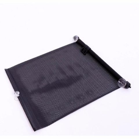 Bộ 4 Màn Che Nắng Cửa Sổ Ô Tô - Thiết Kế Cuốn Gọn Tiện Lợi, Chất Liệu Polime Chống Thấm, Kích Thước 45 x 36cm