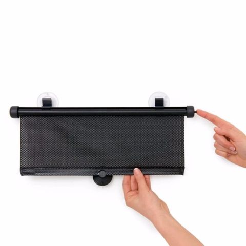 Bộ 4 Màn Che Nắng Cửa Sổ Ô Tô - Thiết Kế Cuốn Gọn Tiện Lợi, Chất Liệu Polime Chống Thấm, Kích Thước 45 x 36cm
