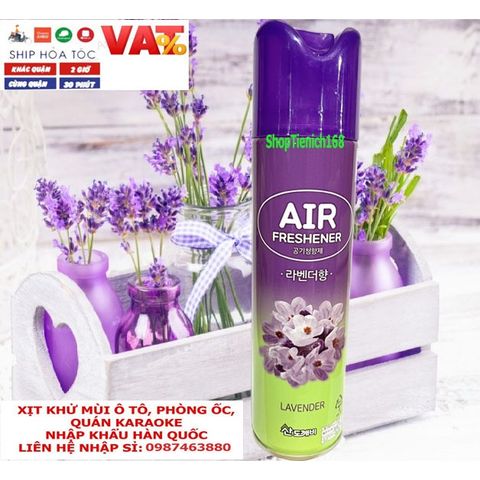 Nước Hoa Xịt Phòng Khử Mùi Sandokkaebi 370ml - Nhiều Hương Hoa Nhài, Oải Hương, Chanh - Tạo Không Khí Tươi Mát, Dễ Chịu