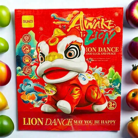 Bộ Đồ Chơi Trung Thu Con Sư Tử Nhảy Múa Chạy Bằng Pin - Đèn Âm Thanh Sinh Động Cho Trẻ Em Tuổi Từ 3 - Mã 9053