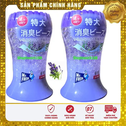 Sáp thơm khử mùi Mr.fresh 300g - Hương Jeans, Rose, Lacoste, C-Noir - Trang trí phòng ngủ, văn phòng, tủ quần áo, xe hơi