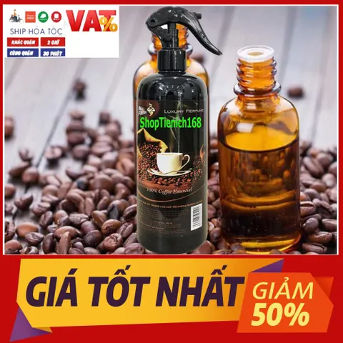 Nước Hoa Xịt Phòng Mr.Fresh 500ml Hương Cà Phê - Khử Mùi Hiệu Quả, Làm Thơm Không Gian Sống, An Toàn Bên Người Dùng