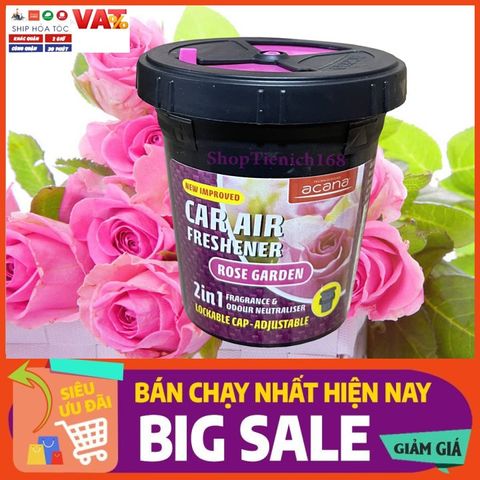 Hộp Sáp Thơm Ô Tô Acana Hương Dứa - Sản Phẩm Chống Say Xe, Tạo Hương Thơm Dễ Chịu Cho Xe Hơi và Không Gian Nhỏ Gọn
