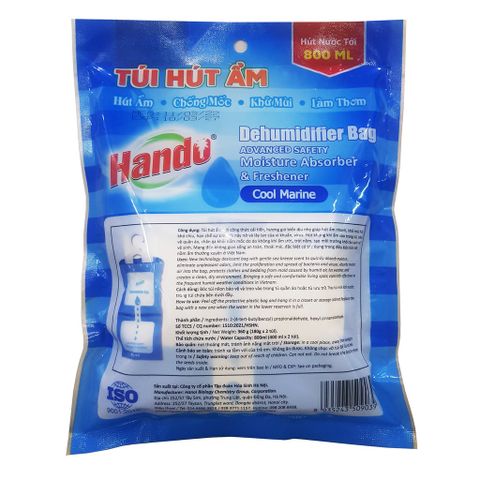 Túi Hút Ẩm Khử Mùi Hando 360g - Chống Nấm Mốc, Hương Hoa, Dùng Cho Tủ Quần Áo, Giày Dép, Không Gian Thoáng Mát