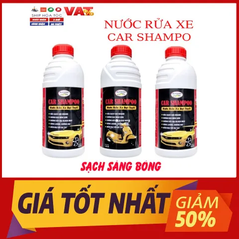 Nước Rửa Xe Bọt Tuyết Car Shampoo Autopro 1L - Sạch Bóng, Chống Xước, Bảo Vệ Sơn Ô Tô, Xe Máy