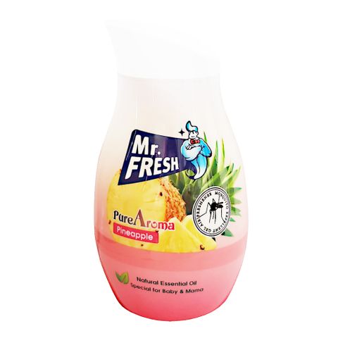 Sáp Thơm Phòng Khử Mùi Mr.fresh 220g - Hương Nho, Đào, Dứa, Mộc Lan - Khử Mùi, Đuổi Muỗi, Tinh Dầu Thiên Nhiên, Sảng Khoái